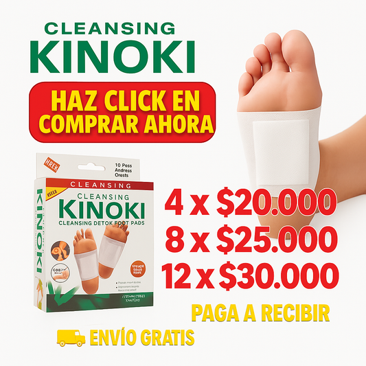 KINOKI PADS© 🔥SÚPER PROMOCIÓN 4 PACKS X 1 🎁