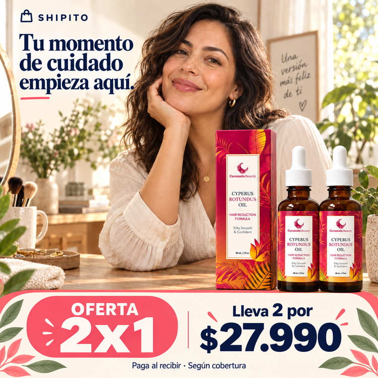 Oferta 2x1 de Cyperus Rotundus Oil: lleva 2 frascos por $27.990. Paga al recibir según cobertura.